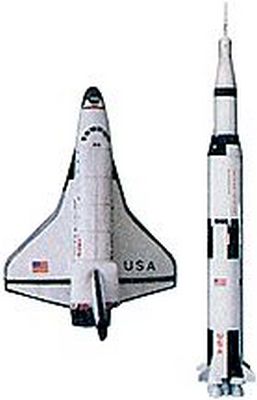 Quest Micro-Maxx Shuttle & Saturn V Starter Set