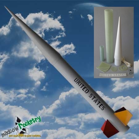 Mad Cow Rocketry 4.0in Nike Smoke Kit - No longer available.  Discontinued by the Manufacture.