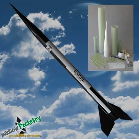 Mad Cow Rocketry 4.0in Black Brant II Rocket Kit