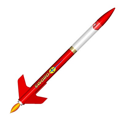 ModelRockets.us Sword Model Rocket Kit, Discount Rocketry