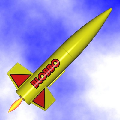 ModelRockets.us BLOBBO Model Rocket Kit