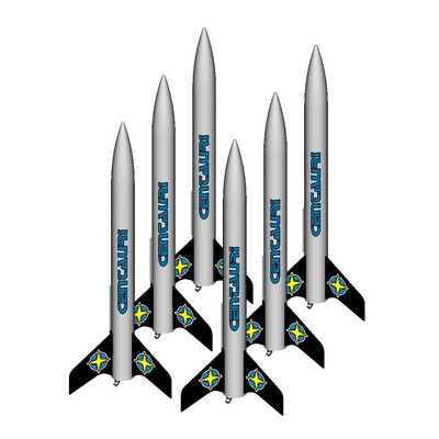 ModelRockets.us Centauri Bulk Pack of 6 Rocket Kits